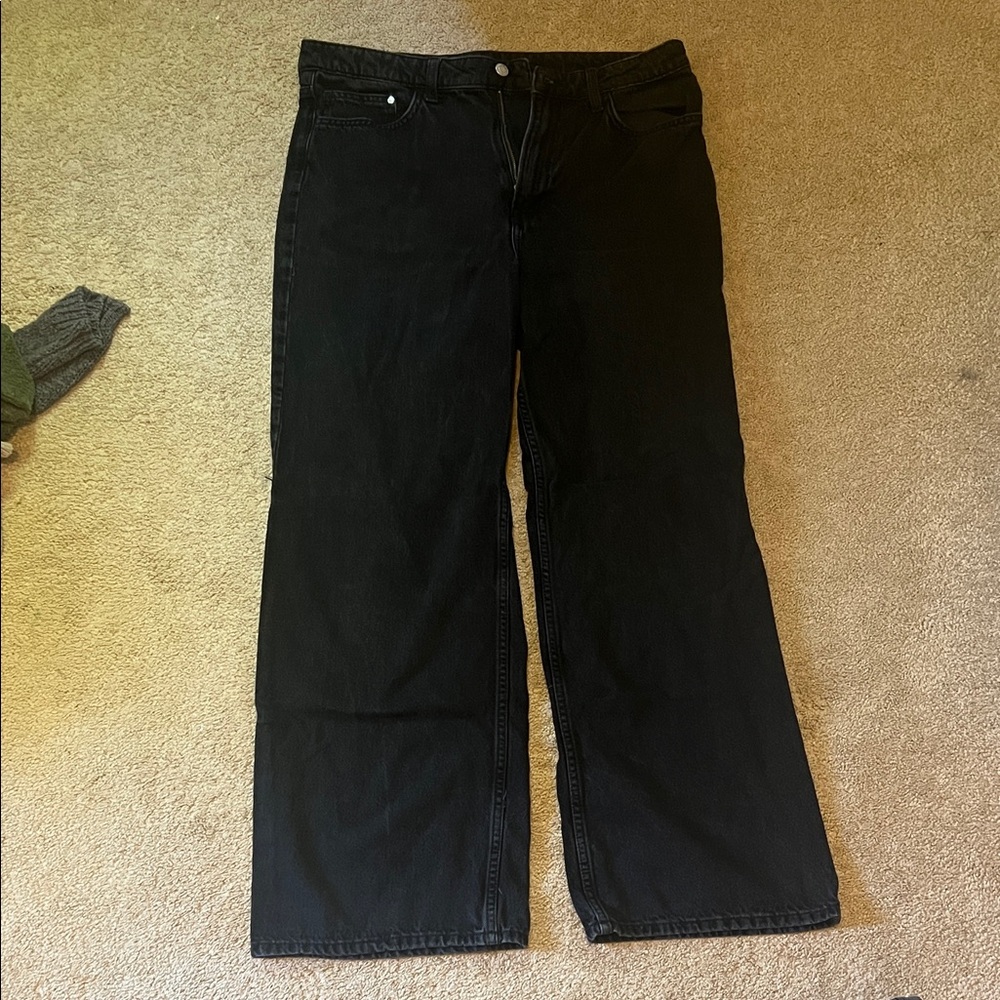 H&M Black Flare & Wide Leg Jeans